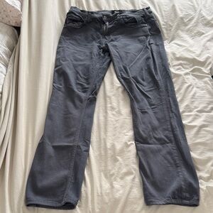 PAIGE Lennox Charcoal Denim Pants